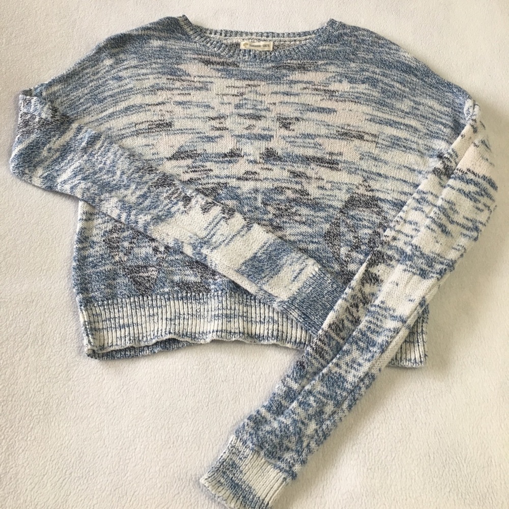Tucker + Tate 100% cotton blue and white sweater